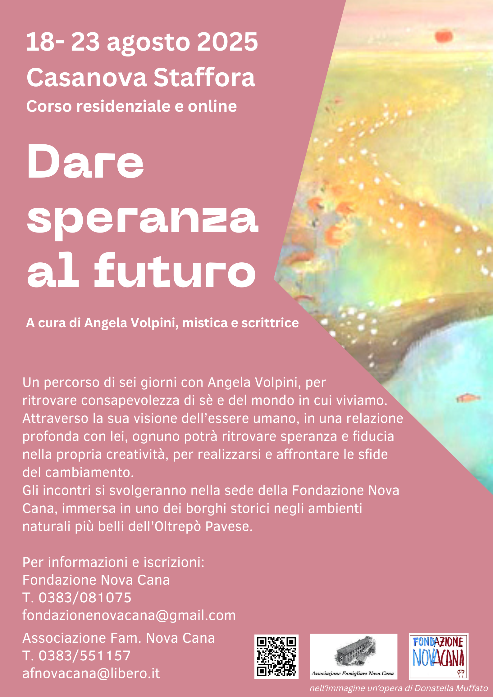 locandina dare speranza 2025 rosa